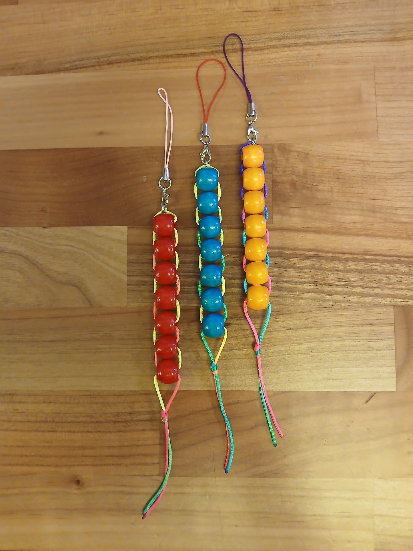 12mm Wooden Colour Beaded Fidget Caterpillar