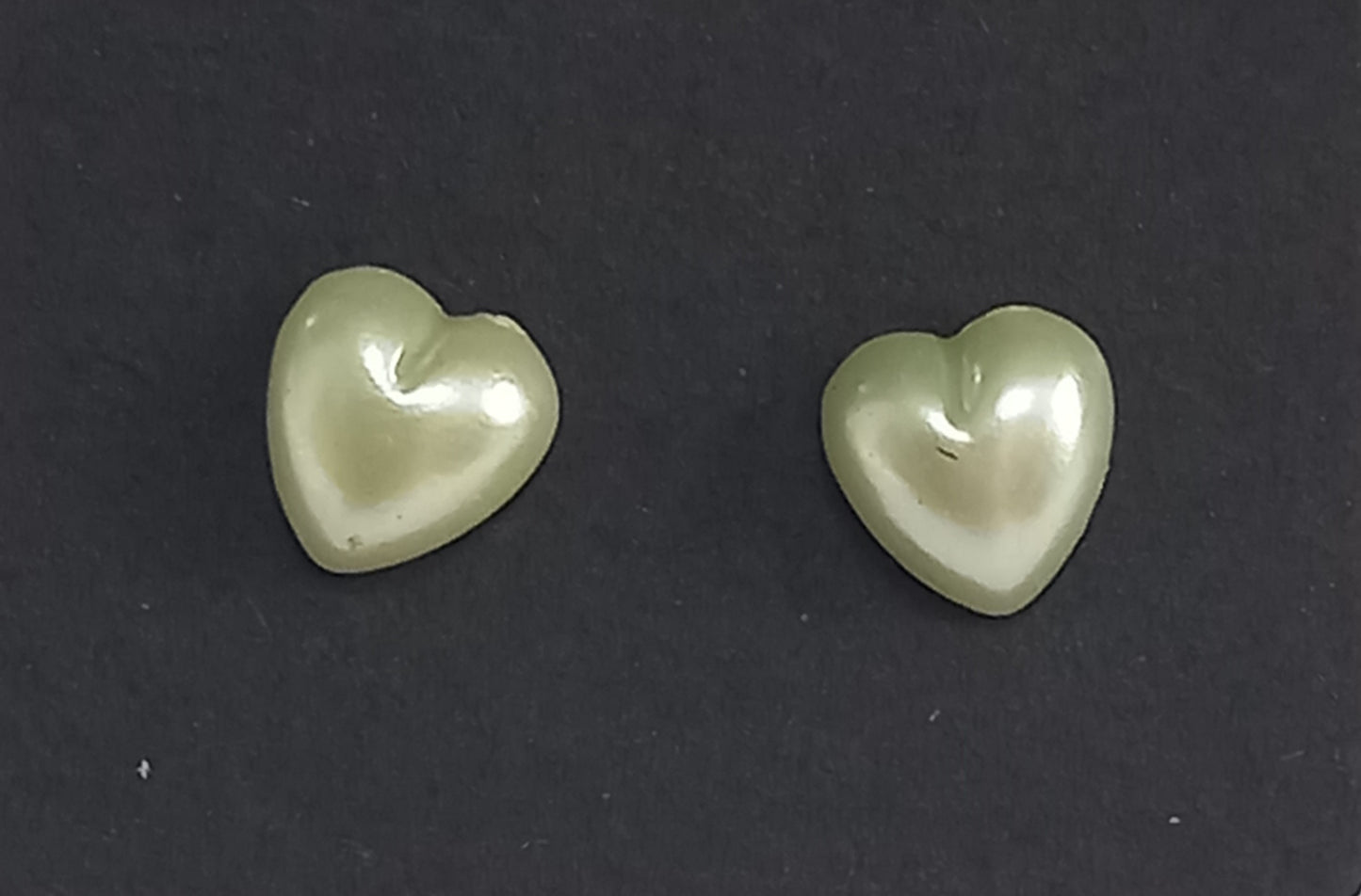 Yellow Heart Stud Earring