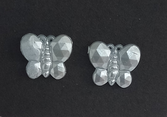 Blue Butterfly Stud Earrings