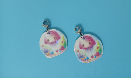 Jellyfish in Aquarium Interchangeable Earrings