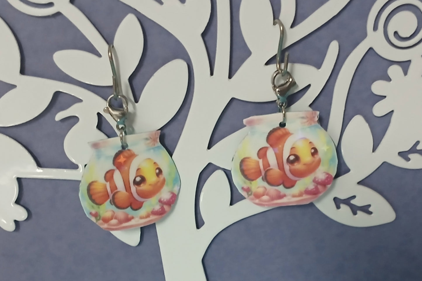 Fish in Aquarium Interchangeable Earrings