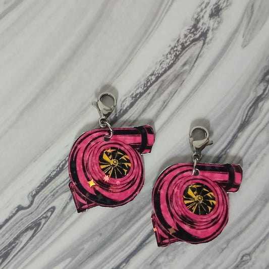 Pink Terbo Interchangeable Earrings