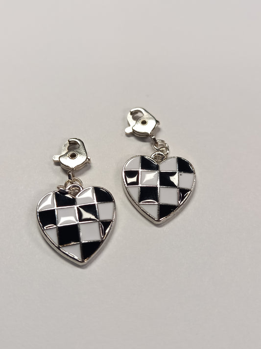 Checkered Flag Hearts