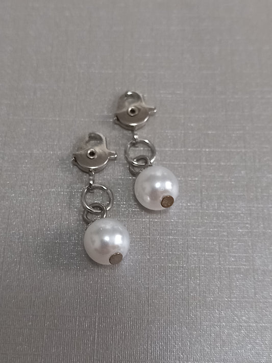 Silver Pearl Drops