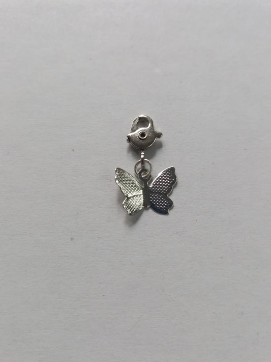 Silver Butterfly Charm